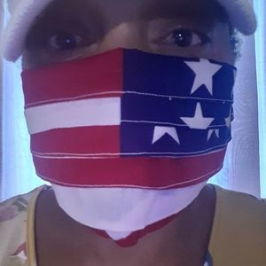 USA Flag Mask with filter